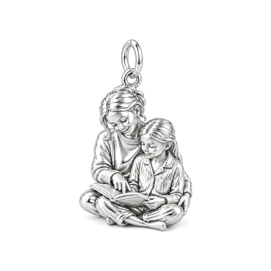 Bedtime Story Reading Charm Bracelet – Personalized Mom Gift