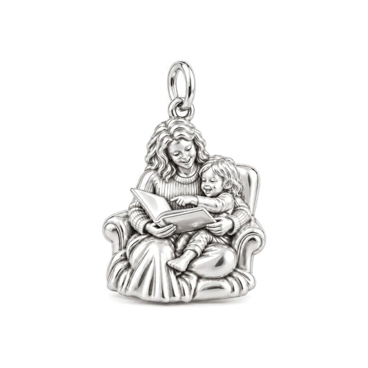 Bedtime Story Reading Charm Bracelet – Personalized Mom Gift